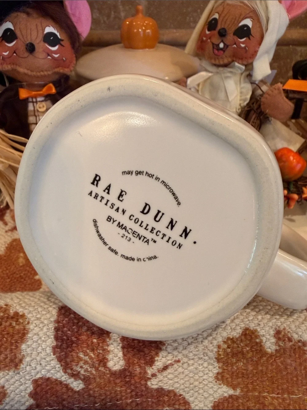 🍂 Rae Dunn Happy Fall Double Sided Coffee Mug